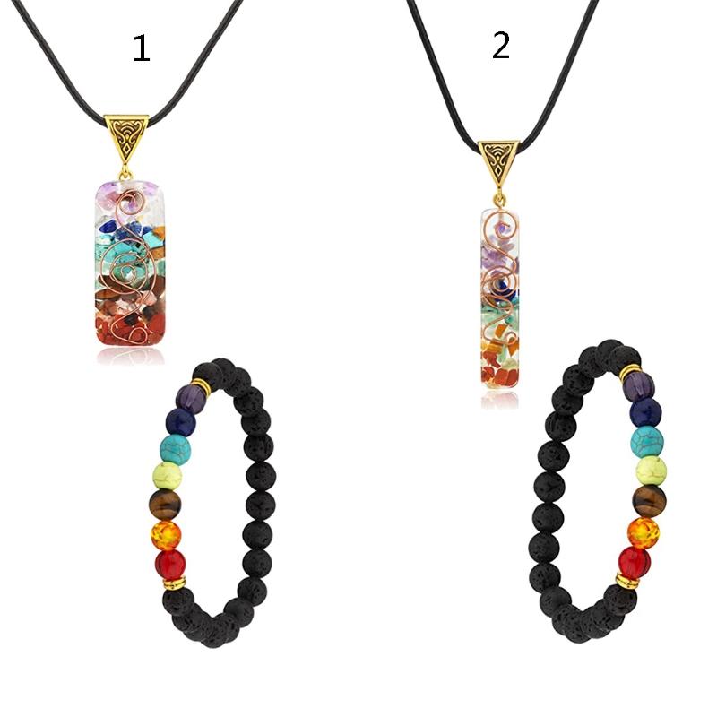 earrings & necklace 270d 2pcieces 7 chakra reiki healing bracelet set crystals stretch energy bracelets for men women, Silver
earrings & necklace 270d 2pcieces 7 chakra reiki healing bracelet set crystals stretch energy bracelets for men women, Silver