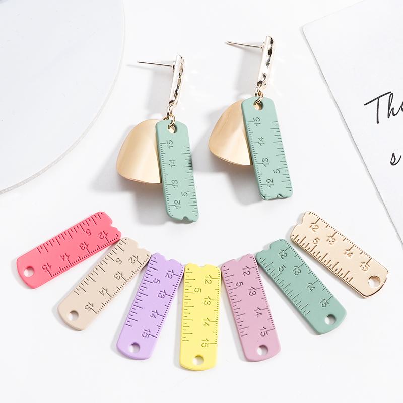 Charms 10pcs 10*29mm Gold Ruler Caliper Enamel Fashion Earring Pendants For Bracelet Jewelry Making Accessory, Bronze;silver
Charms 10pcs 10*29mm Gold Ruler Caliper Enamel Fashion Earring Pendants For Bracelet Jewelry Making Accessory, Bronze;silver