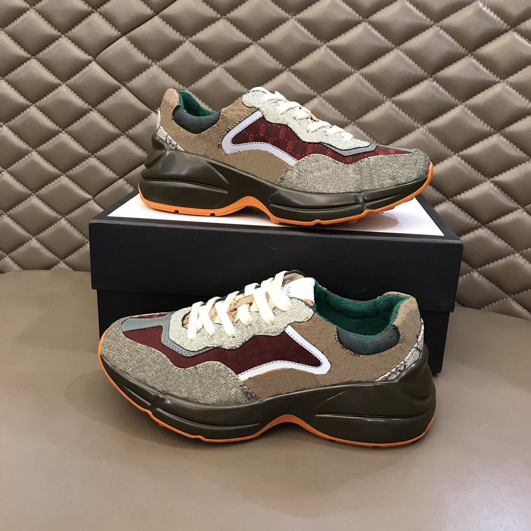Designers Casual Shoes Sneakers Vintage Men Women Multicolor Leather Ladies Runner Trainers Platform Daddy Sneaker size 35-46 with box, Black
Designers Casual Shoes Sneakers Vintage Men Women Multicolor Leather Ladies Runner Trainers Platform Daddy Sneaker size 35-46 with box, Black