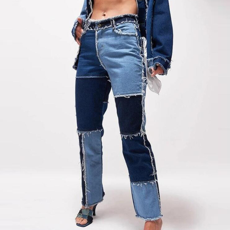 QNPQYX New Patchwork Skinny Straight Leg Jeans Woman High Waist Denim Trousers Sexy Color Block Vintage Blue Streetwear Pants, Black
QNPQYX New Patchwork Skinny Straight Leg Jeans Woman High Waist Denim Trousers Sexy Color Block Vintage Blue Streetwear Pants, Black