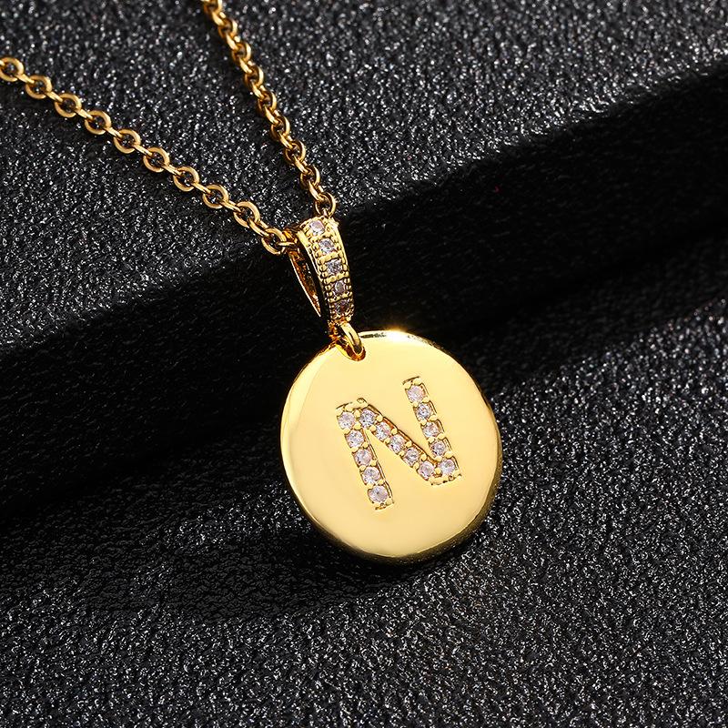 Pendant Necklaces Top Quality Women Girls Initial Letter Necklace Gold 26 Letters Charm Pendants Copper CZ Jewelry Personalized
Pendant Necklaces Top Quality Women Girls Initial Letter Necklace Gold 26 Letters Charm Pendants Copper CZ Jewelry Personalized
