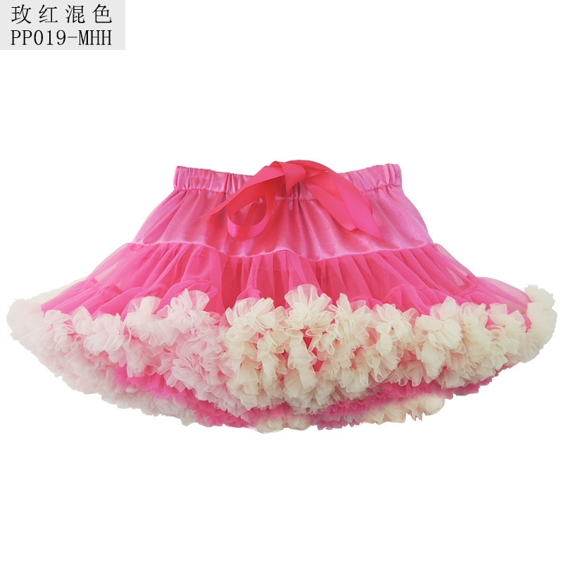 Girls pettiskirt fluffy baby children dance skirt ballet ball gown tutu petticoat kids clothing 210331