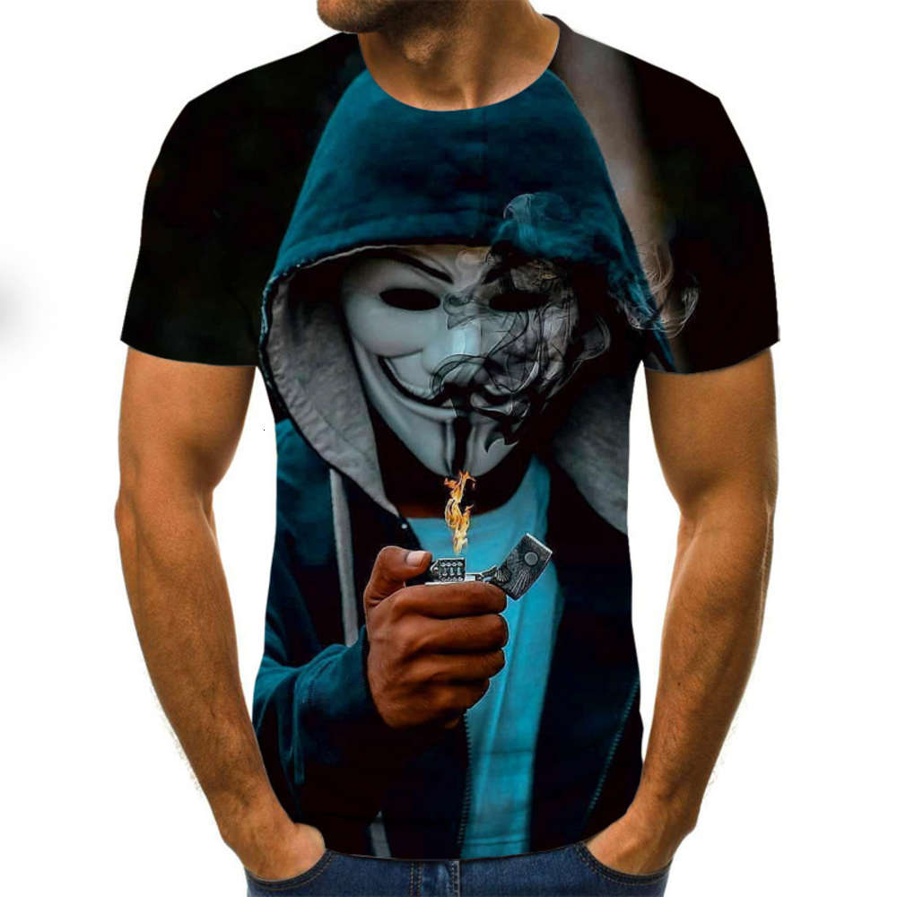 3D Printed T-shirt Men Joker Face Casual O-neck Male Tshirt Short Mouw Funny T-shirts 2020 Summer Tea shirt Homme, White;black
3D Printed T-shirt Men Joker Face Casual O-neck Male Tshirt Short Mouw Funny T-shirts 2020 Summer Tea shirt Homme, White;black