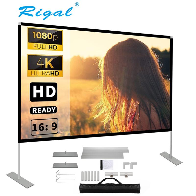 Projection Screens Portable 2K 4K Folding Projector Screen 100 120 Inch 100inch Floor Stand Camping Outdoor Office Full HD
Projection Screens Portable 2K 4K Folding Projector Screen 100 120 Inch 100inch Floor Stand Camping Outdoor Office Full HD