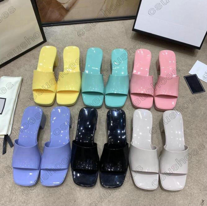 Rubber Designer Thick Heel Height Square Toe Slippers Women Jelly Womens Sandals Summer Girls Beach sandal Slides Flip Flops Loafers Luxurys, Black
Rubber Designer Thick Heel Height Square Toe Slippers Women Jelly Womens Sandals Summer Girls Beach sandal Slides Flip Flops Loafers Luxurys, Black