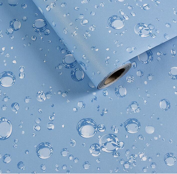 Wallpapers 5M Self Adhesive PVC Wallpaper 3D Water Drops Wall Stickers For Living Room Bedroom Modern Home Decor Sticker, Blue
Wallpapers 5M Self Adhesive PVC Wallpaper 3D Water Drops Wall Stickers For Living Room Bedroom Modern Home Decor Sticker, Blue