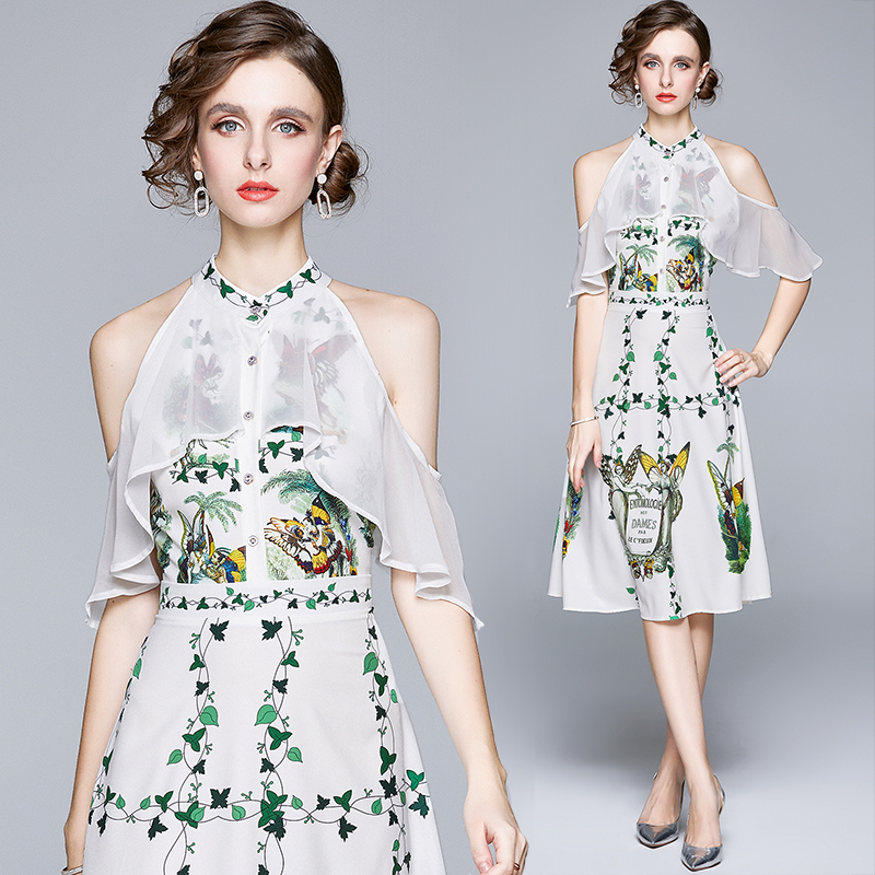 Luxury Designer Runway Printed White Dress 2021 Fashion Off Shoulder Sleeve Mock Neck Office Holiday Prom Slim A-Line Dresses Summer Autumn Elegant Women Clothes, 05
Luxury Designer Runway Printed White Dress 2021 Fashion Off Shoulder Sleeve Mock Neck Office Holiday Prom Slim A-Line Dresses Summer Autumn Elegant Women Clothes, 05