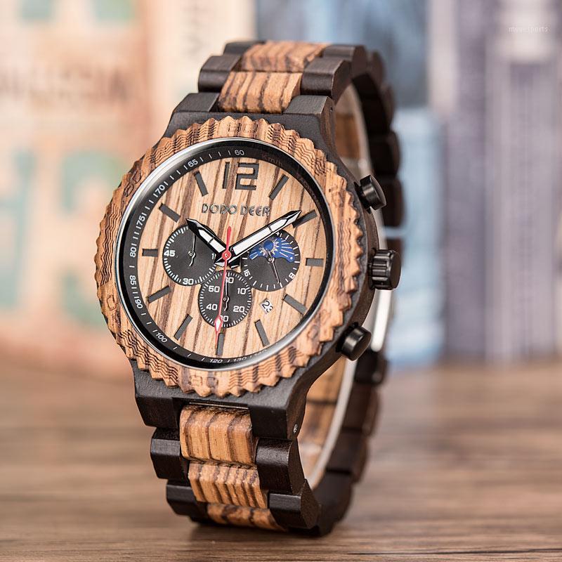 Selling Wood Watch For Men In Quartz Wristwatch Male Timer Chronograph Date Display Montre Gift Box Drop Wristwatches, C20-2
Selling Wood Watch For Men In Quartz Wristwatch Male Timer Chronograph Date Display Montre Gift Box Drop Wristwatches, C20-2