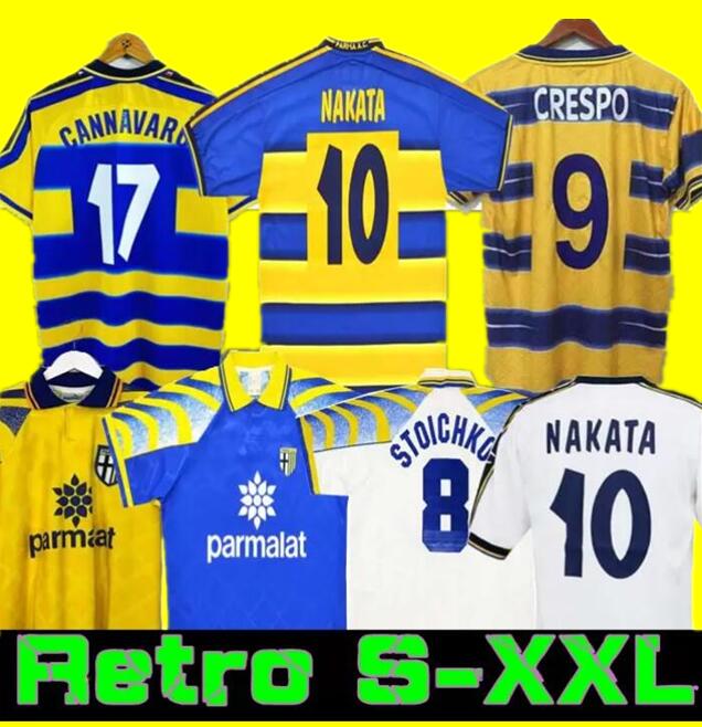 1998 1999 2000 Parma Retro soccer Jersey Home 95 97 98 99 00 BAGGIO CRESPO CANNAVARO Football shirt STOICHKOV THURAM futbol camisa 01 02 03, 98/99 home
1998 1999 2000 Parma Retro soccer Jersey Home 95 97 98 99 00 BAGGIO CRESPO CANNAVARO Football shirt STOICHKOV THURAM futbol camisa 01 02 03, 98/99 home
