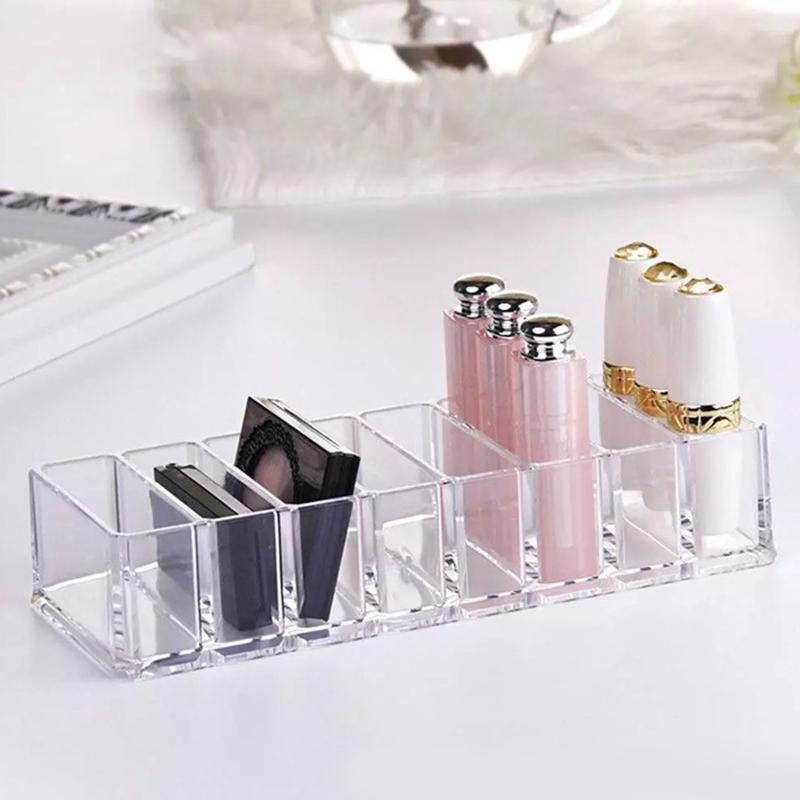 Storage Boxes & Bins 8 Grid Lipstick Box Acrylic Makeup Organizer Nail Polish Display Stand Holder Cosmetic
Storage Boxes & Bins 8 Grid Lipstick Box Acrylic Makeup Organizer Nail Polish Display Stand Holder Cosmetic