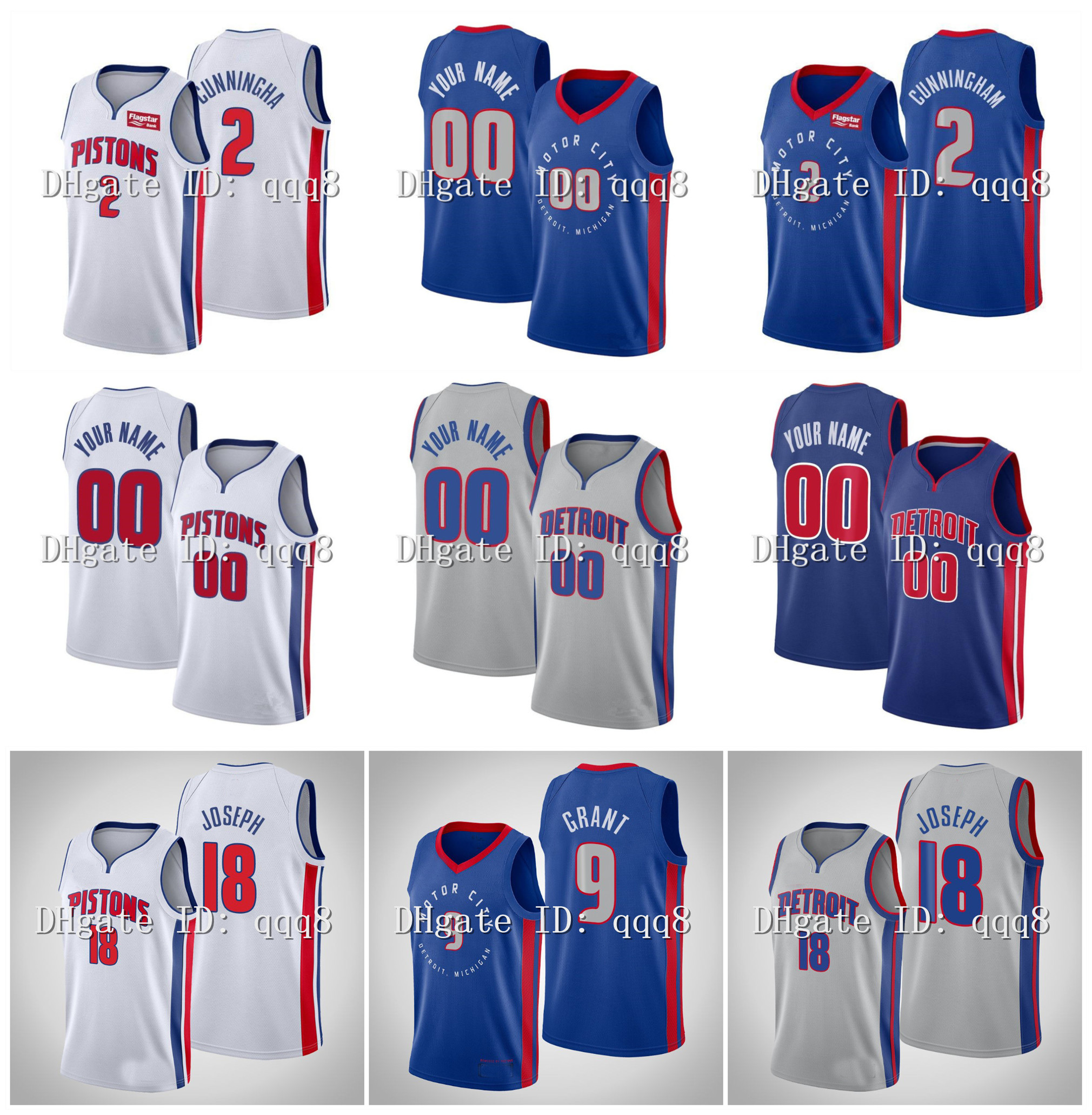 Top Quality ! Custom Basketball Cade Cunningham Jerami Grant Piston Jersey Josh Jackson Dennis Smith Jr.Personalized Name Number Embroidered Logo Size S-XXXL, As pic
Top Quality ! Custom Basketball Cade Cunningham Jerami Grant Piston Jersey Josh Jackson Dennis Smith Jr.Personalized Name Number Embroidered Logo Size S-XXXL, As pic