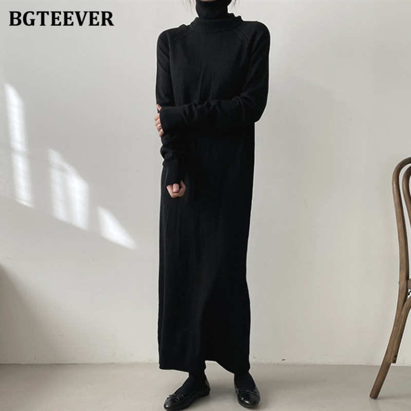 2021bgteever turtleneck full sleeve oversized knit dress female 2021 winter vestidos casual thick twisted women long sweater dress, Black;gray
2021bgteever turtleneck full sleeve oversized knit dress female 2021 winter vestidos casual thick twisted women long sweater dress, Black;gray