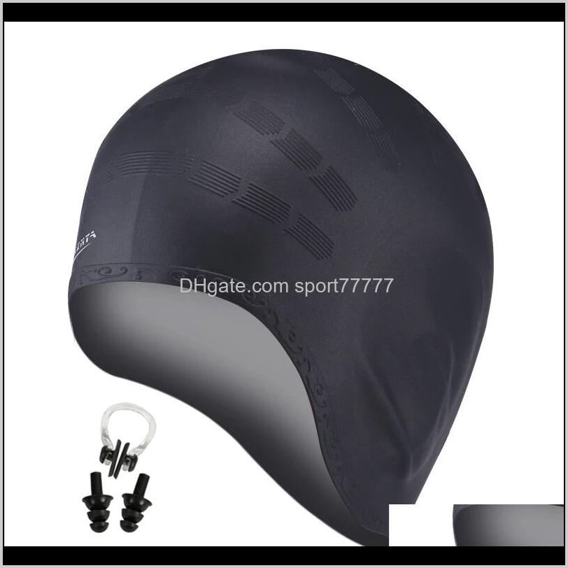 Water Sports & Outdoors Drop Delivery 2021 Long Hair Swimming Caps Men Women Ear Plug Nose Clip Arge Big Sile Waterproof Girls Swim Pool Hat
Water Sports & Outdoors Drop Delivery 2021 Long Hair Swimming Caps Men Women Ear Plug Nose Clip Arge Big Sile Waterproof Girls Swim Pool Hat