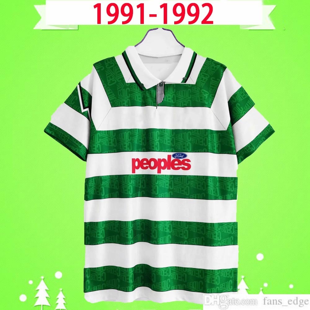 Celtic 1991 1992 retro soccer jerseys 91/92 Vintage home green football shirt top uniforms home green Gillespie Cascarino thai qualtiy, Retro 1991-1992
Celtic 1991 1992 retro soccer jerseys 91/92 Vintage home green football shirt top uniforms home green Gillespie Cascarino thai qualtiy, Retro 1991-1992