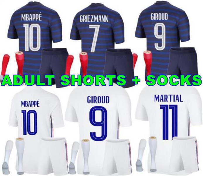 MAN 2021 GRIEZMANN MBAPPE soccer jersey KANTE 20 21 POGBA shirt Maillot de football ZIDANE GIROUD MATUIDI Kimpembe Ndombele Thauvin Adult shorts socks kit Set, Away adult patch
MAN 2021 GRIEZMANN MBAPPE soccer jersey KANTE 20 21 POGBA shirt Maillot de football ZIDANE GIROUD MATUIDI Kimpembe Ndombele Thauvin Adult shorts socks kit Set, Away adult patch