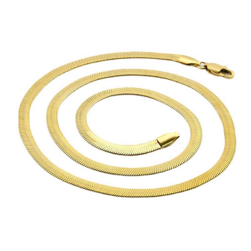 Chokers 316L Stainless Steel Herringbone Chains Necklace Hip Hop Bling T-show Fish Snake Men Fishbone Rapper NightClub DJ Jewelry
Chokers 316L Stainless Steel Herringbone Chains Necklace Hip Hop Bling T-show Fish Snake Men Fishbone Rapper NightClub DJ Jewelry