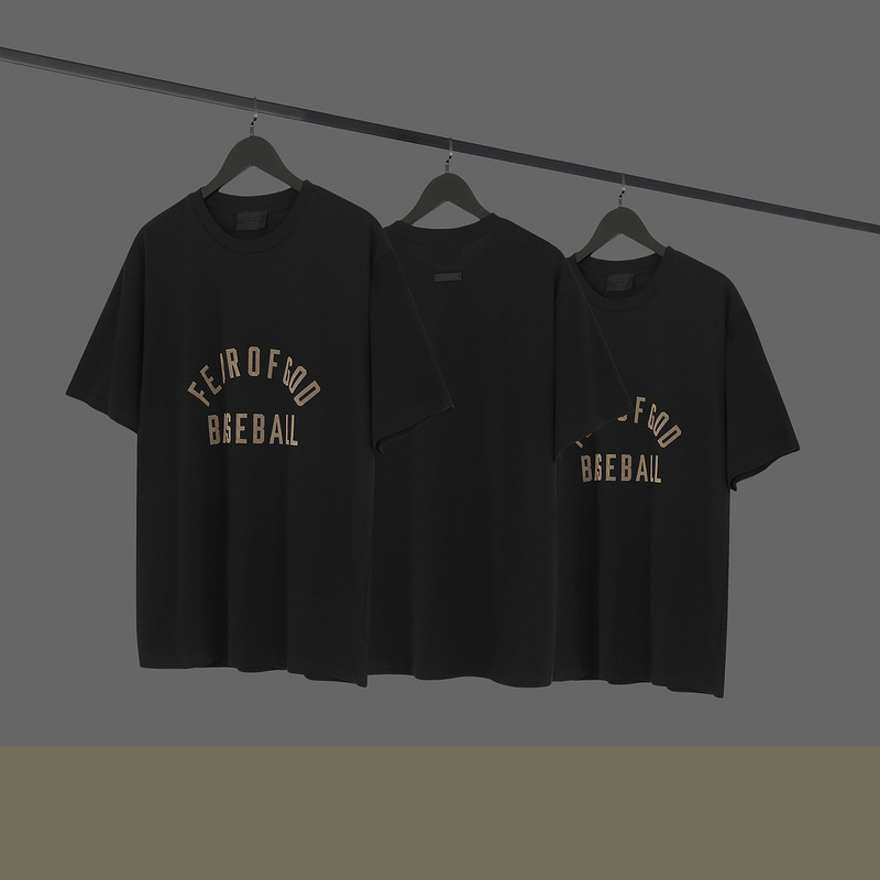 Fear Of God Baseball Print Essentials Tee Fog T-Shirts Man Fashion Designer Hip Hop Men Women Short Sleeves Casual Loose High Street 100% Co, White;black 
Fear Of God Baseball Print Essentials Tee Fog T-Shirts Man Fashion Designer Hip Hop Men Women Short Sleeves Casual Loose High Street 100% Co, White;black