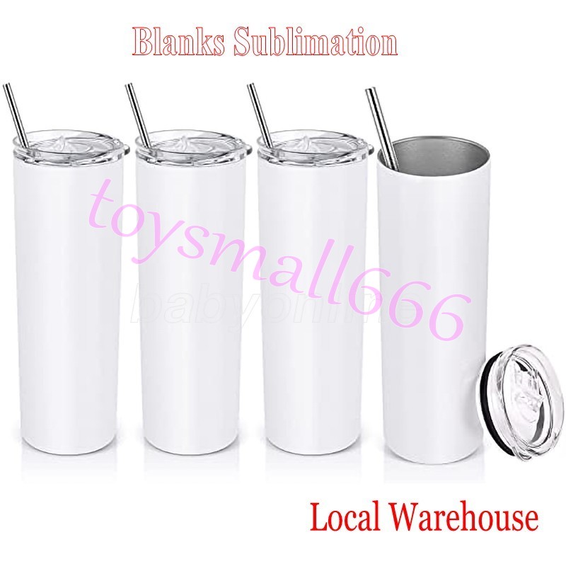 US STOCK STRAIGHT 20oz Sublimation STRAIGHT Tumblers With Straw Stainless Steel Water Bottles Double Insulated Cups Mugs, White sublimation
US STOCK STRAIGHT 20oz Sublimation STRAIGHT Tumblers With Straw Stainless Steel Water Bottles Double Insulated Cups Mugs, White sublimation