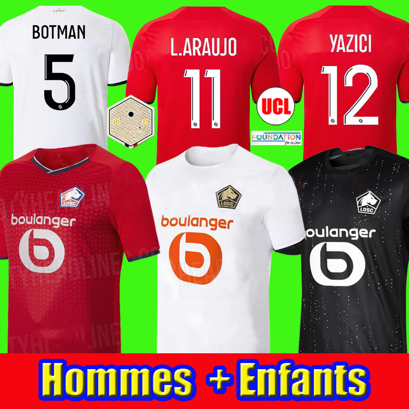 2021 2022 LOSC Lille soccer jersey DAVID FONTE BURAK BAMBA YAZICI football shirts 21 22 Olympique JIKONE R.SANCHES T.WEAH L.ARAUJO maillots Adult Kids Kit, Home
2021 2022 LOSC Lille soccer jersey DAVID FONTE BURAK BAMBA YAZICI football shirts 21 22 Olympique JIKONE R.SANCHES T.WEAH L.ARAUJO maillots Adult Kids Kit, Home