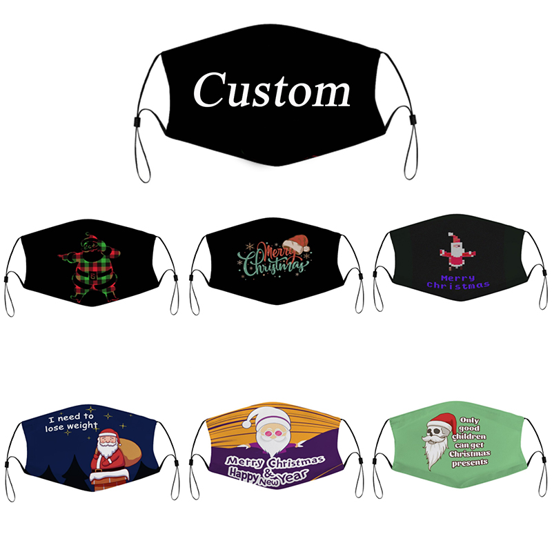 Christmas Designer Mask DIY Custom Black Print Skull Santa Claus Men Women Breathable Reusable Face Masks Adjustable Anti-Dust Party Facemasks
Christmas Designer Mask DIY Custom Black Print Skull Santa Claus Men Women Breathable Reusable Face Masks Adjustable Anti-Dust Party Facemasks