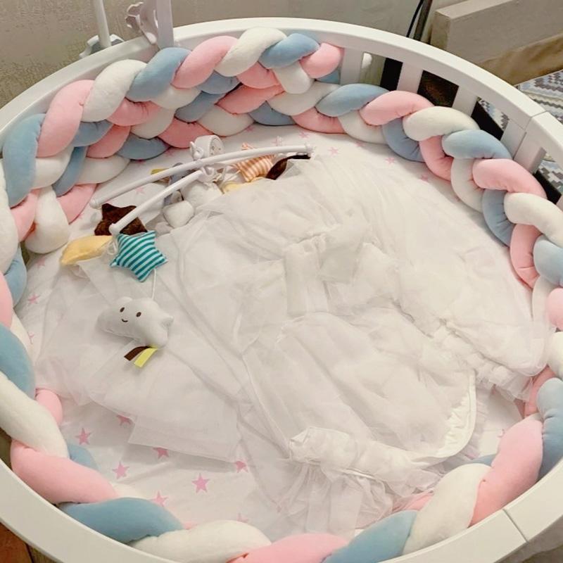 Bedding Sets Baby Bumpers 3m*12cm*7inch Braid Room Set In The Crib Cushion Borns Babies Cot Bumper Knot For Born Ptorector
Bedding Sets Baby Bumpers 3m*12cm*7inch Braid Room Set In The Crib Cushion Borns Babies Cot Bumper Knot For Born Ptorector