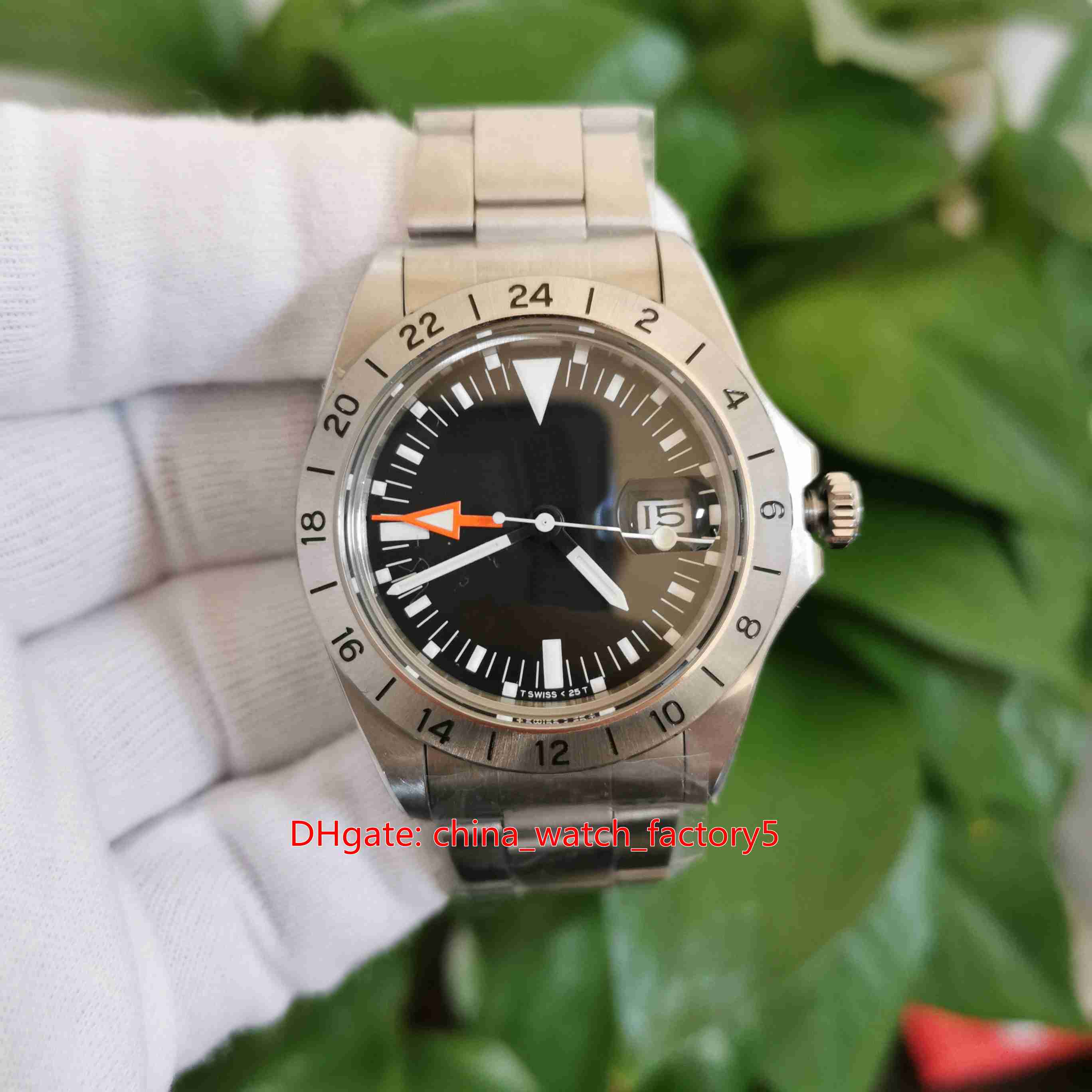 FG Factory Top Quality Watches Vintage 40mm Explorer 1655 Oyster Steve McQueen Asia 2813 Movement Mechanical Automatic Mens Watch Men's Wristwatches, No box papers
FG Factory Top Quality Watches Vintage 40mm Explorer 1655 Oyster Steve McQueen Asia 2813 Movement Mechanical Automatic Mens Watch Men's Wristwatches, No box papers