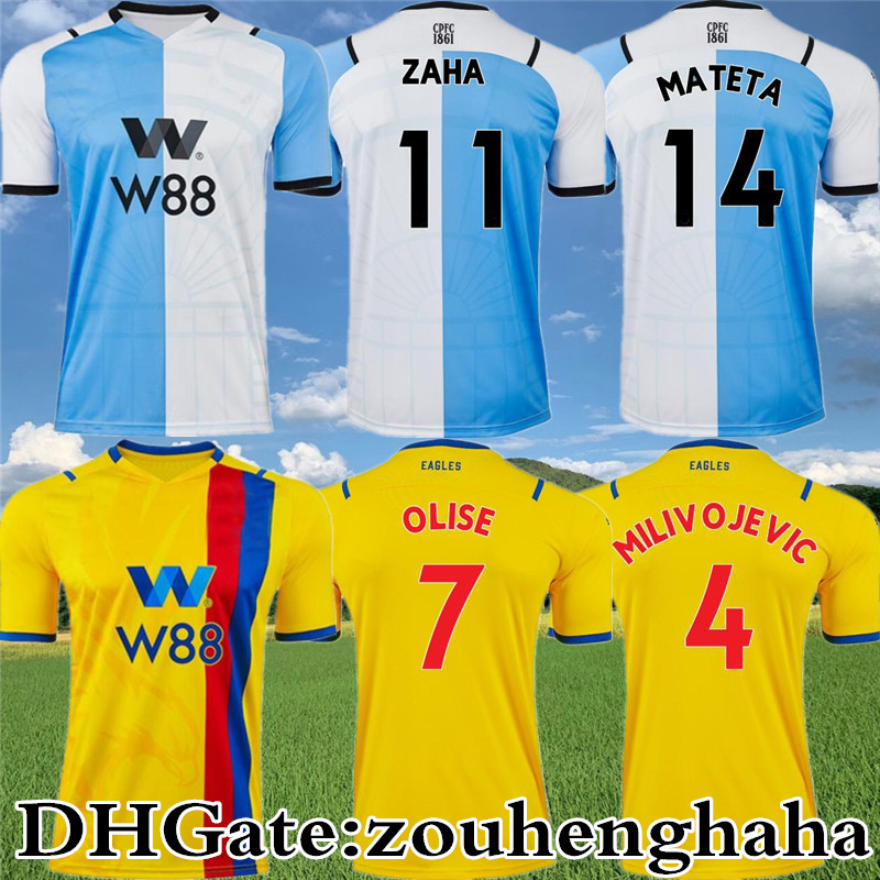 CRYSTAL OLISE Third Soccer Jerseys 2021 22 PALACE ZAHA EZE J.AYEW Away maillots de foot BENTEKE MILIVOJEVIC MATETA ANDERSEN GUEHI GALLAGHER Football shirt Kit
CRYSTAL OLISE Third Soccer Jerseys 2021 22 PALACE ZAHA EZE J.AYEW Away maillots de foot BENTEKE MILIVOJEVIC MATETA ANDERSEN GUEHI GALLAGHER Football shirt Kit