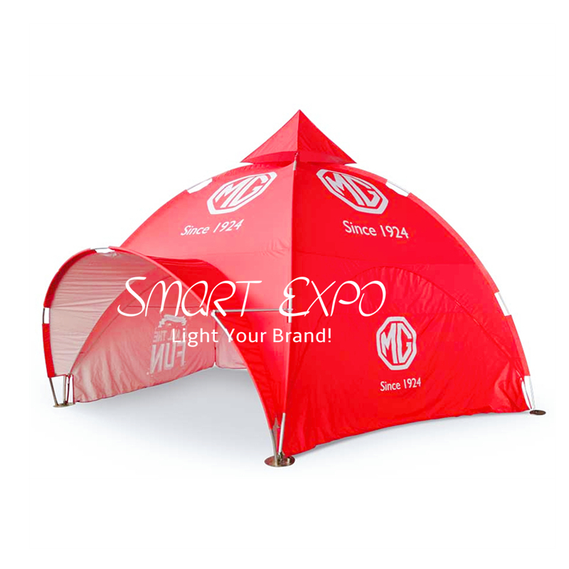 Outdoor Pentagram Canopy Arch Tent for Event Advertising Display with Customized Logo Printing Wheeled Bag Packing