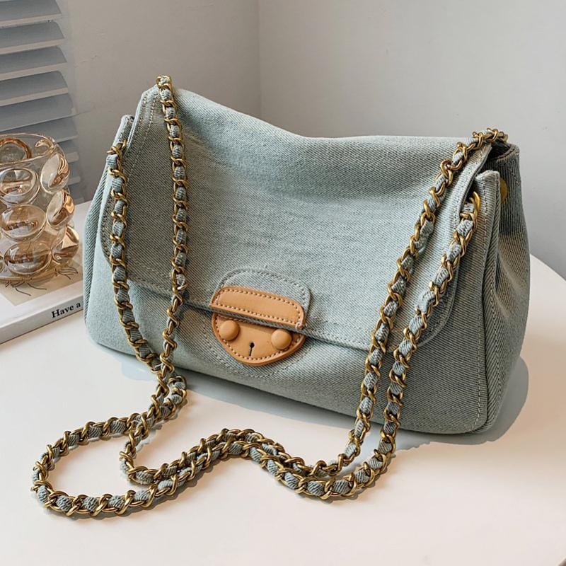 Evening Bags Vintage Armpit Bag 2021 Ins Canvas Large Capacity Literary Style Single Shoulder Messenger Foreign Washing Women's, Cowboy blue
Evening Bags Vintage Armpit Bag 2021 Ins Canvas Large Capacity Literary Style Single Shoulder Messenger Foreign Washing Women's, Cowboy blue