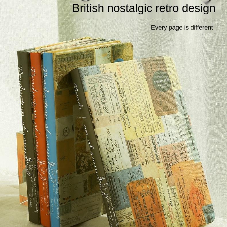 Retro Style Color Page Diary Wholesale A5 Personality Creative Kraft Paper Illustration Mood Notebook Customization Journal Notepads, Purple;pink
Retro Style Color Page Diary Wholesale A5 Personality Creative Kraft Paper Illustration Mood Notebook Customization Journal Notepads, Purple;pink