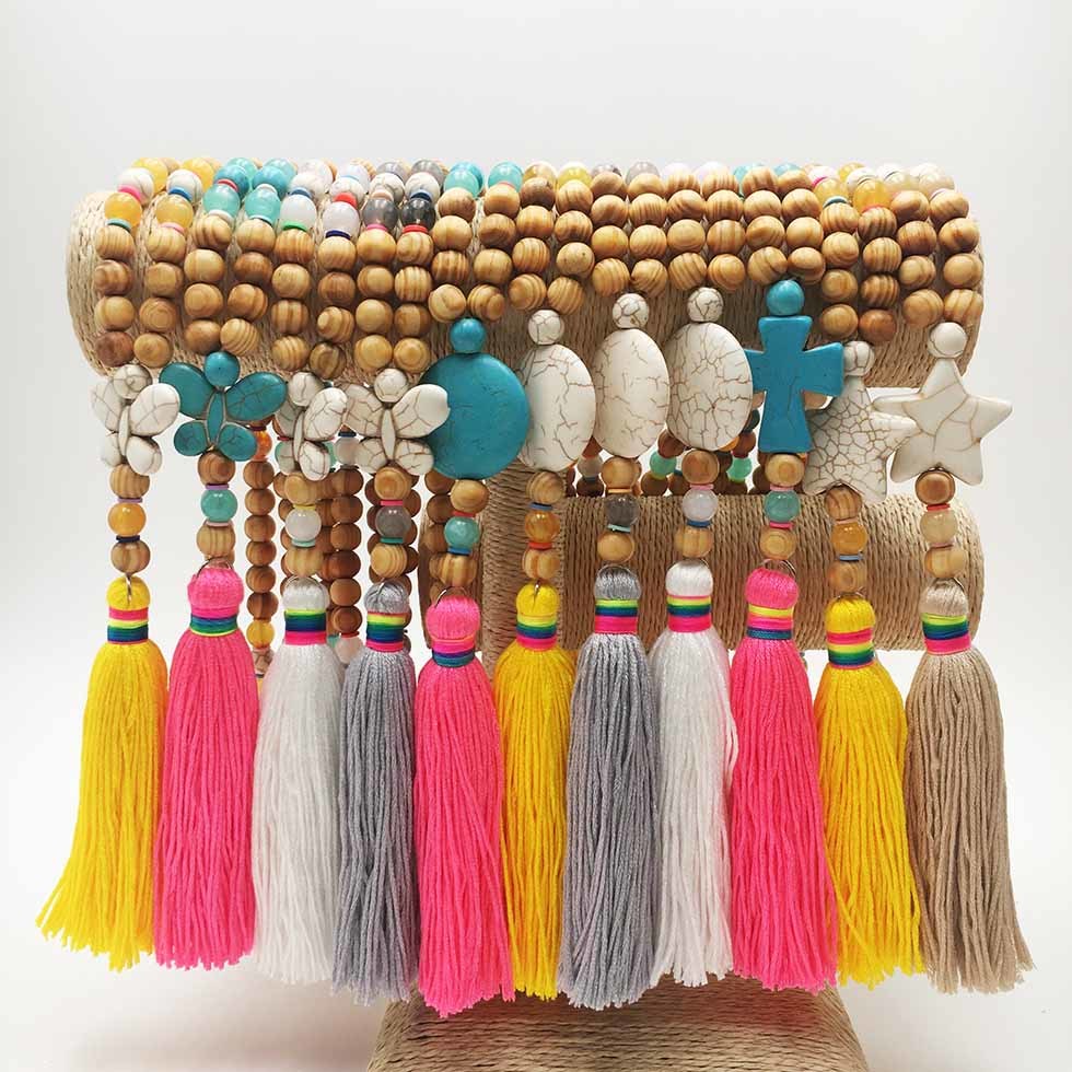 Long Colorful Tassel Pendants Necklace Multi-shape Stone Wooden Beads Jewlery Neckalce Statement Gifts for Beautiful Women
Long Colorful Tassel Pendants Necklace Multi-shape Stone Wooden Beads Jewlery Neckalce Statement Gifts for Beautiful Women