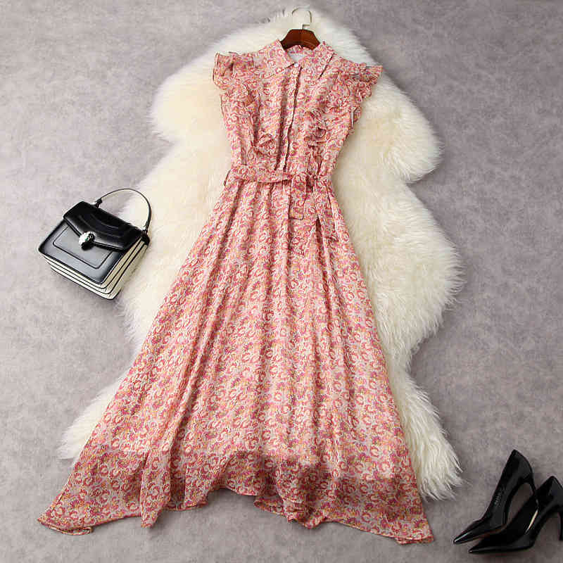 HIGH QUALITY Summer Fashion Women's Shirt Collar Ruffles Floral Midi Dress 210521, Mixed color
HIGH QUALITY Summer Fashion Women's Shirt Collar Ruffles Floral Midi Dress 210521, Mixed color