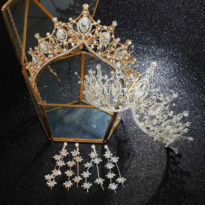 Hair Clips & Barrettes Bride Crown Tiara Wedding Princess Super Fairy Atmosphere Birthday Accessories
Hair Clips & Barrettes Bride Crown Tiara Wedding Princess Super Fairy Atmosphere Birthday Accessories