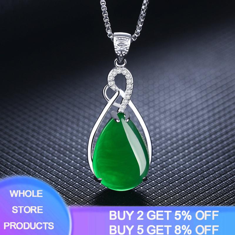 Other YANHUI S925 Sterling Silver Women's Necklace Corundum Pendant Jade Turquoise Collarbone Jewelry Ruby Gemstone Bizuteria
Other YANHUI S925 Sterling Silver Women's Necklace Corundum Pendant Jade Turquoise Collarbone Jewelry Ruby Gemstone Bizuteria
