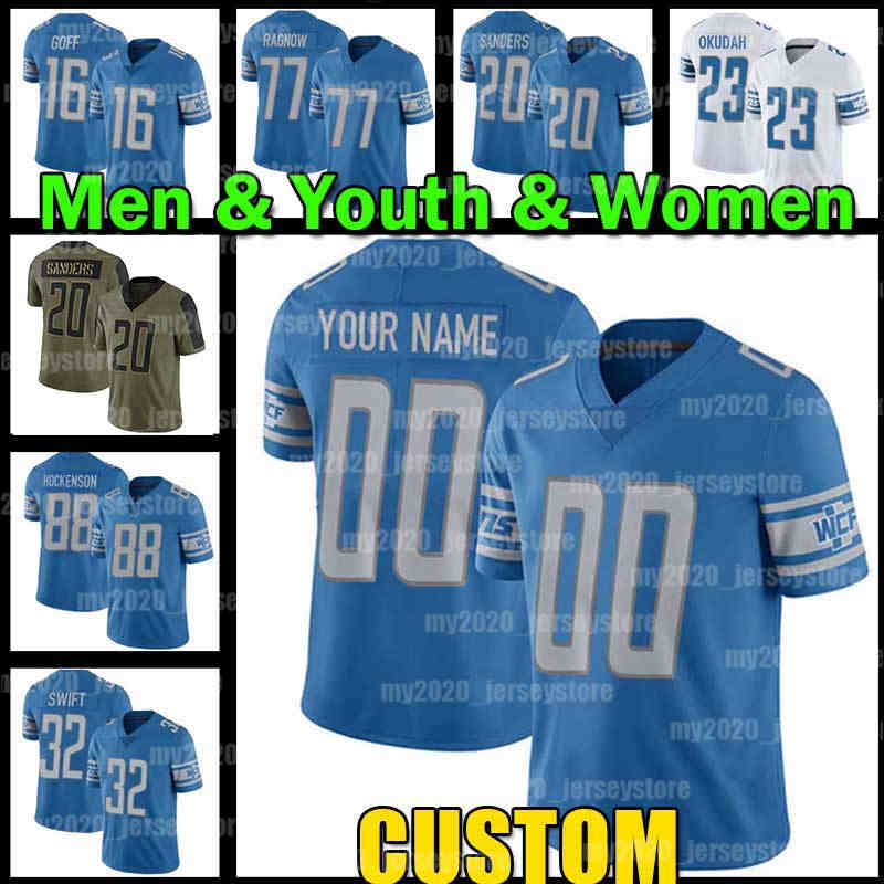 16 Jared Goff Jersey Barry Sanders Jeff Okudah Football Penei Sewell Detroits Frank Ragnow D'Andre Swift Liones TJ Hockenson Derrick Barnes Trey Flowers Tim Boyle 2, Custom men (x s)
16 Jared Goff Jersey Barry Sanders Jeff Okudah Football Penei Sewell Detroits Frank Ragnow D'Andre Swift Liones TJ Hockenson Derrick Barnes Trey Flowers Tim Boyle 2, Custom men (x s)
