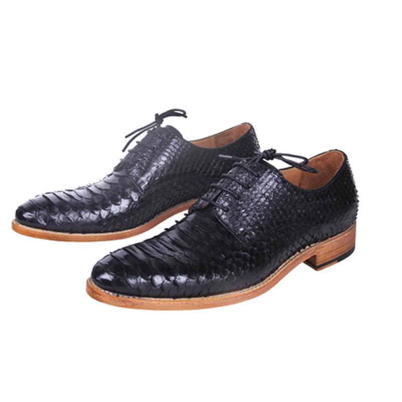 Dress Shoes Hulangzhishi Private Custom Boa Skin Men Handmade Snake Leather Low Heels Lace-ups Flat Business, Black
Dress Shoes Hulangzhishi Private Custom Boa Skin Men Handmade Snake Leather Low Heels Lace-ups Flat Business, Black