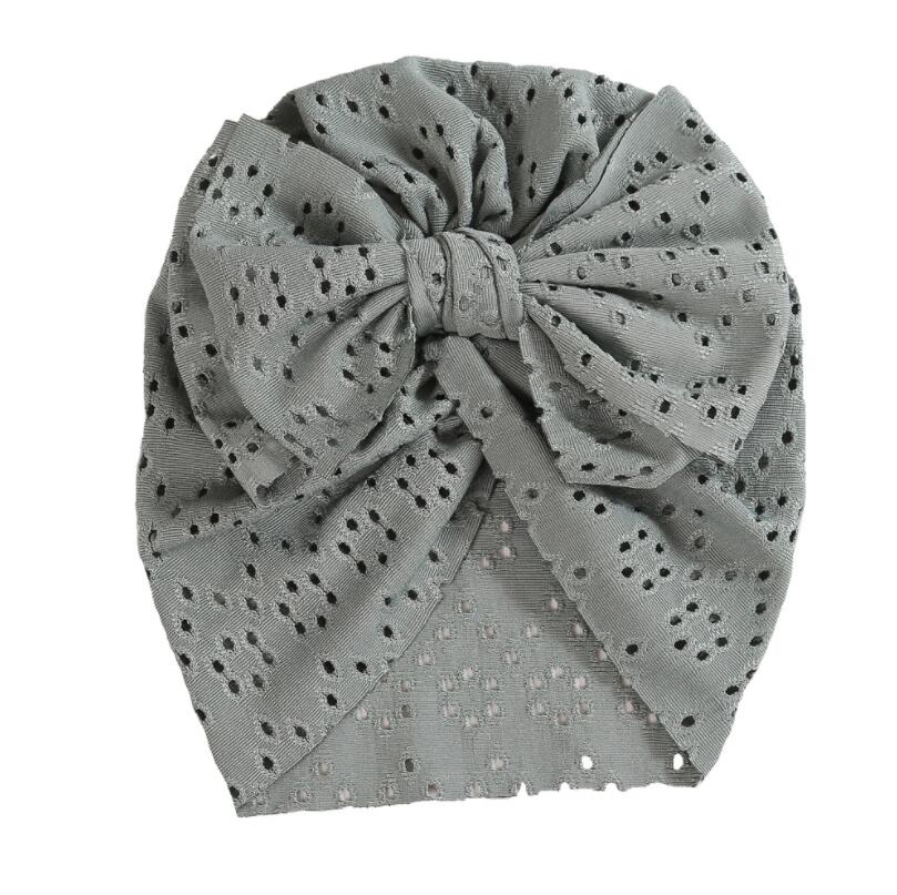 INS Candy Color Hollow Out Baby India Cap Elastic Cotton Soft Hair accessories Beanie Caps Infant Turban Hats 0-3T