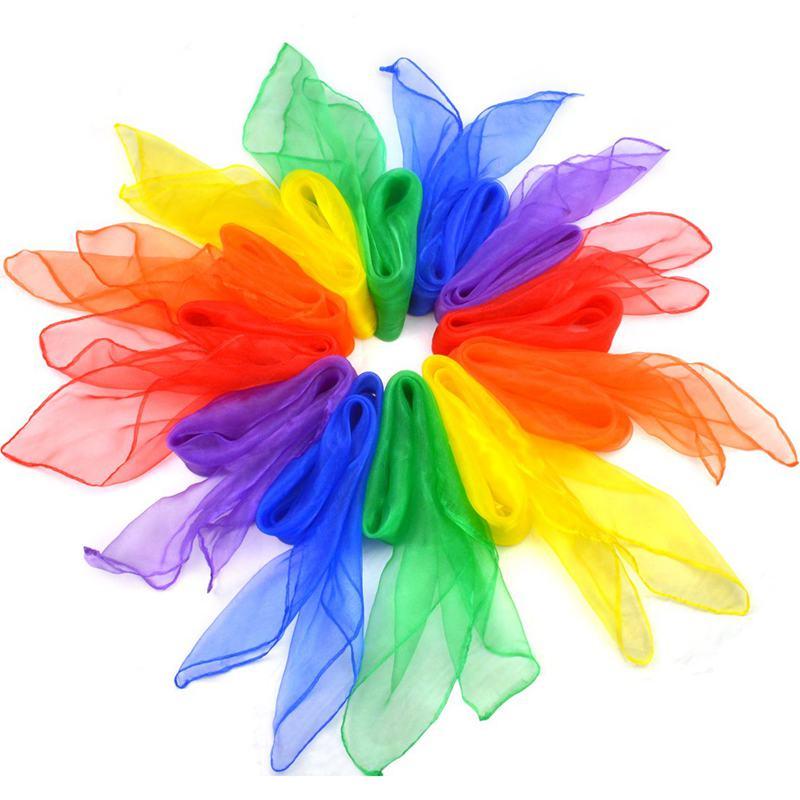 Ethnic Clothing 12Pcs Square Juggling Silk Dance Scarves Magic Tricks Performance Props Accessories Movement Rhythm Band Scarf 24 By 2
Ethnic Clothing 12Pcs Square Juggling Silk Dance Scarves Magic Tricks Performance Props Accessories Movement Rhythm Band Scarf 24 By 2