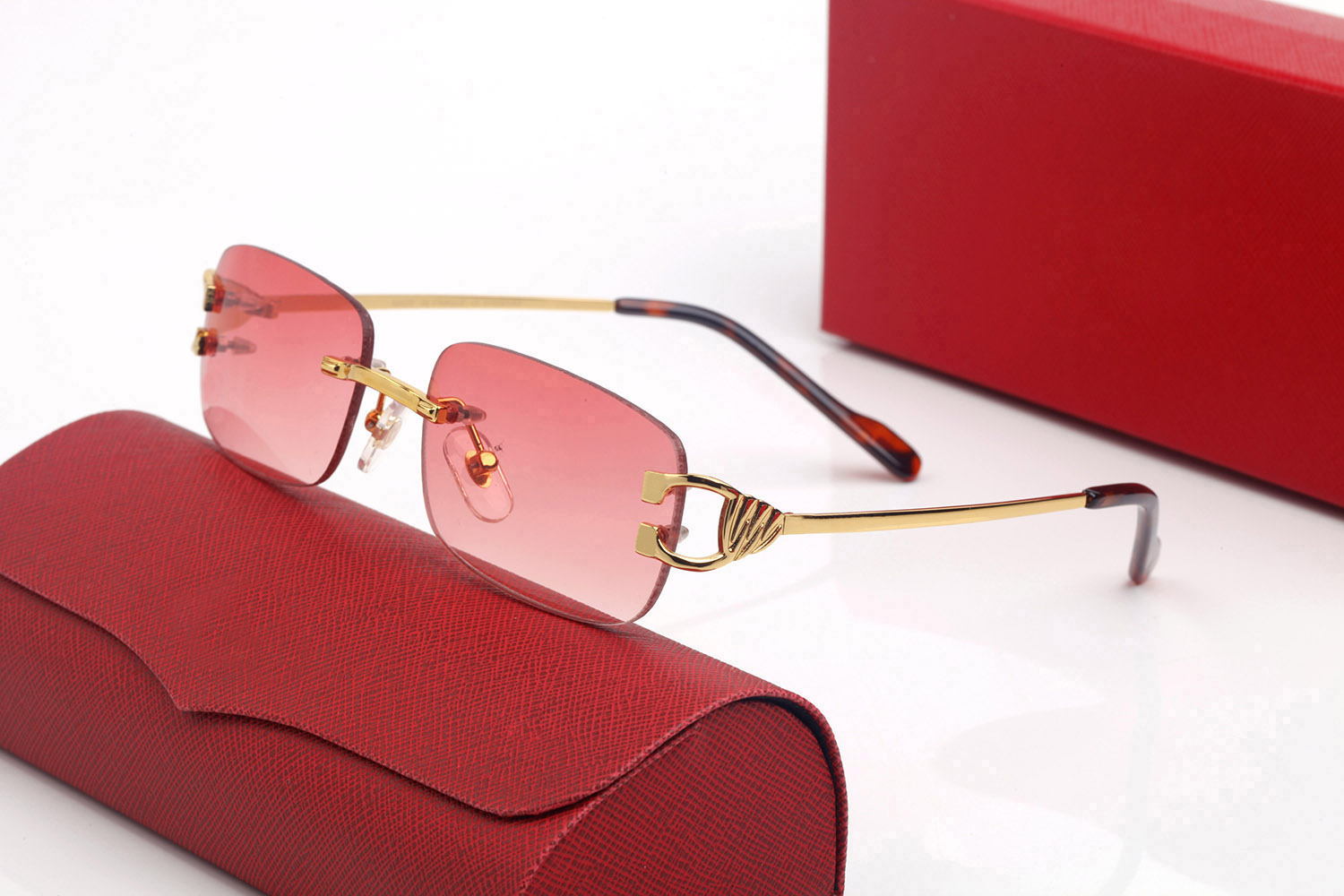 Sport Sunglasses Square Genuine Brand Buffalo Horn Glasses Mens Designer Eyeglasses Vintage Carter Buffs Rimless Metal Gold carters glass Lunettes De Soleil
Sport Sunglasses Square Genuine Brand Buffalo Horn Glasses Mens Designer Eyeglasses Vintage Carter Buffs Rimless Metal Gold carters glass Lunettes De Soleil