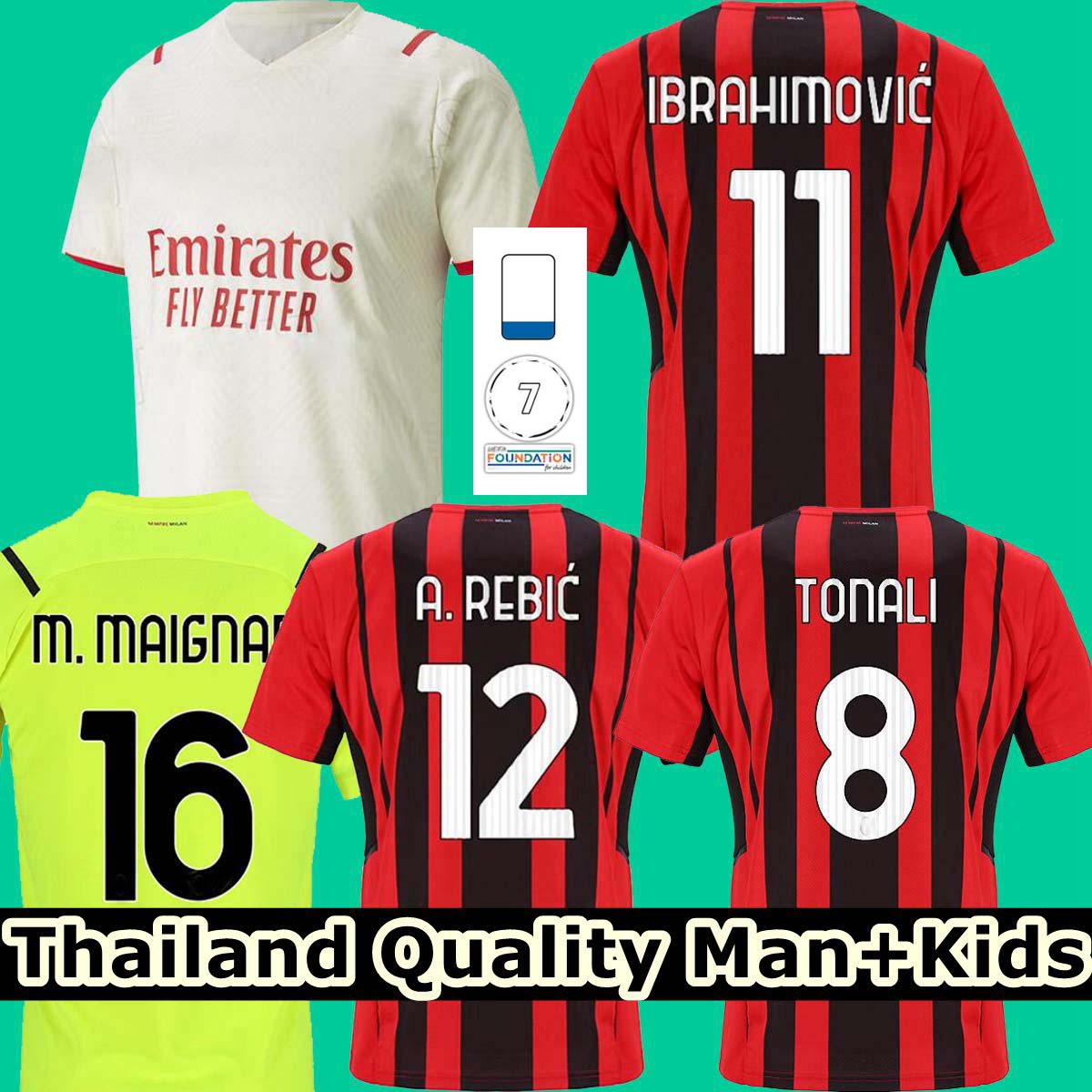 AC milan 21 22 soccer jersey IBRAHIMOVIC BRAHIM BENNACER KESSIE ROMAGNOLI CALHANOGLU 2021 2022 football shirt TONALI REBIC maillot men + kids kit away third, 21-22 home kids
AC milan 21 22 soccer jersey IBRAHIMOVIC BRAHIM BENNACER KESSIE ROMAGNOLI CALHANOGLU 2021 2022 football shirt TONALI REBIC maillot men + kids kit away third, 21-22 home kids