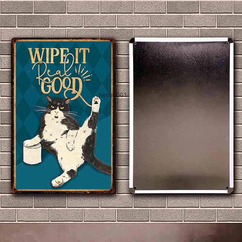 Pets Black Cat Nice Butt Happy Ever After Tin Poster Metal Sign Home Pub Bar Decor Painting 20*30 CM Size Dy226
Pets Black Cat Nice Butt Happy Ever After Tin Poster Metal Sign Home Pub Bar Decor Painting 20*30 CM Size Dy226