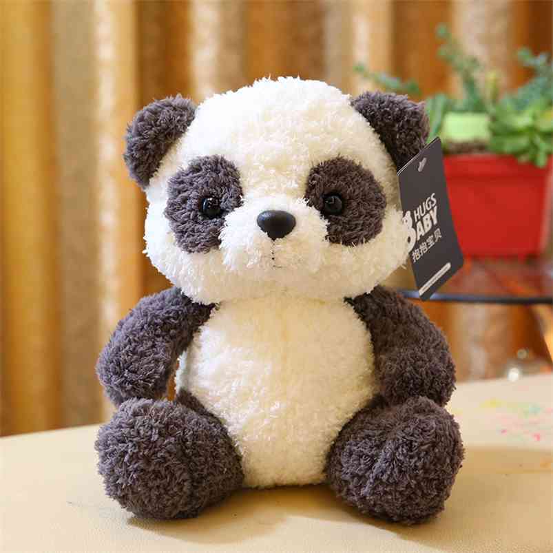 22cm Cute Panda Plush Toys Soft Animal Pig Mouse Dog Pendant Doll stuffed toy For Kids Birthday Gifts 210728