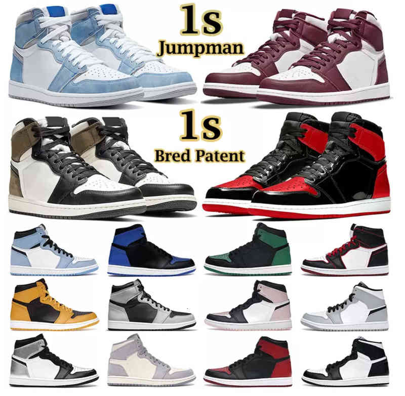 2022 men women basketball shoes 1s jumpman 1 High Mid top Bordeaux Atmosphere Bred Patent University Blue Hyper Royal Pale Ivory mens, 12
2022 men women basketball shoes 1s jumpman 1 High Mid top Bordeaux Atmosphere Bred Patent University Blue Hyper Royal Pale Ivory mens, 12