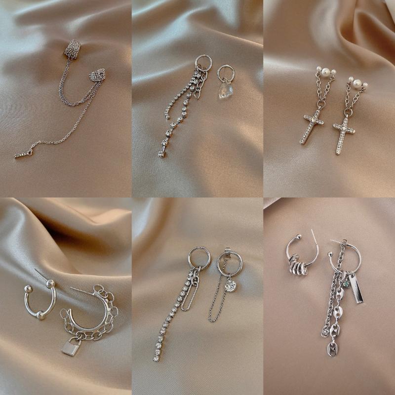 Dangle & Chandelier Punk Earrings Ladies Women Rock Hip-hop Street Gothic Boho Ethnic Fashion Silver Hoop Cuff Ear Clips
Dangle & Chandelier Punk Earrings Ladies Women Rock Hip-hop Street Gothic Boho Ethnic Fashion Silver Hoop Cuff Ear Clips