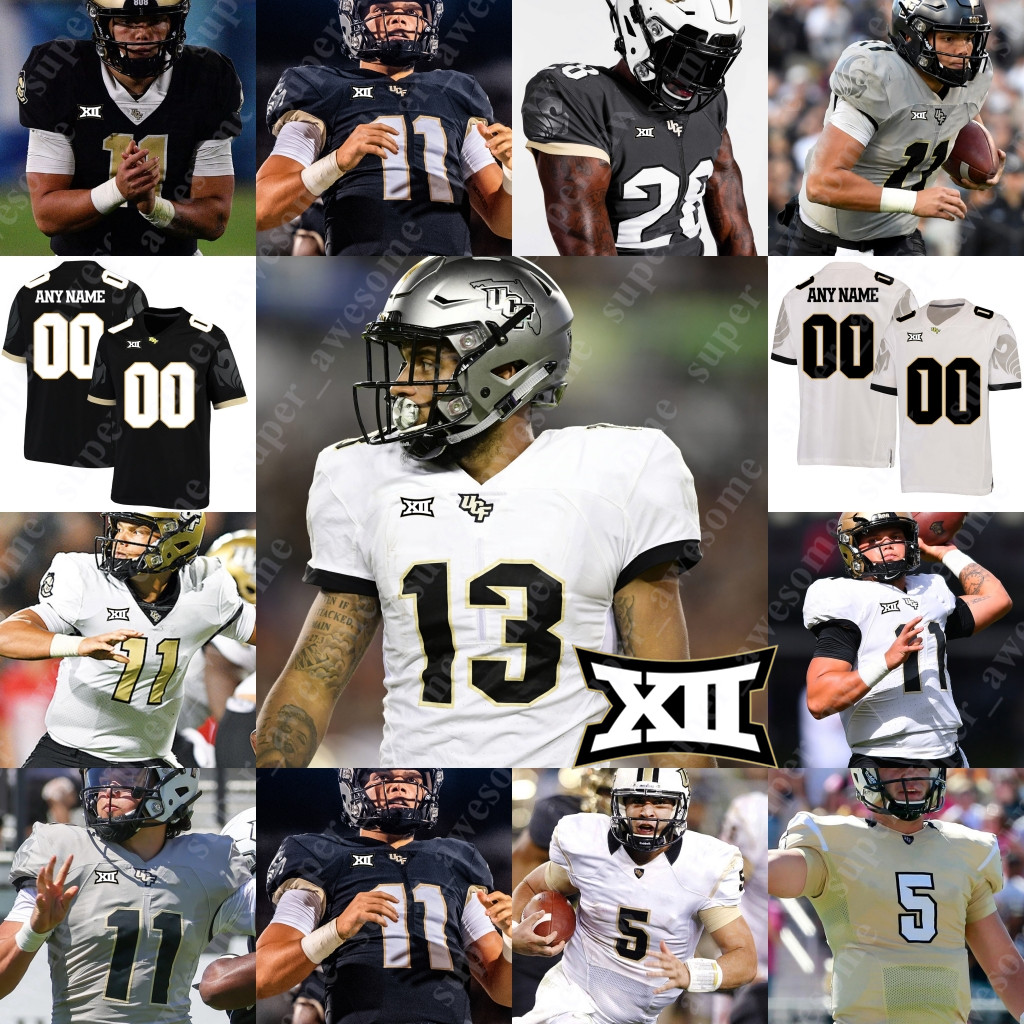 UCF Knights Football Jersey Dillon Gabriel Trillion Coles Isaiah Bowser Ryan O'Keefe Brandon Johnson Jaylon Robinson Blake Bortles Brandon Marshall Griffin Samuel, Gray
UCF Knights Football Jersey Dillon Gabriel Trillion Coles Isaiah Bowser Ryan O'Keefe Brandon Johnson Jaylon Robinson Blake Bortles Brandon Marshall Griffin Samuel, Gray