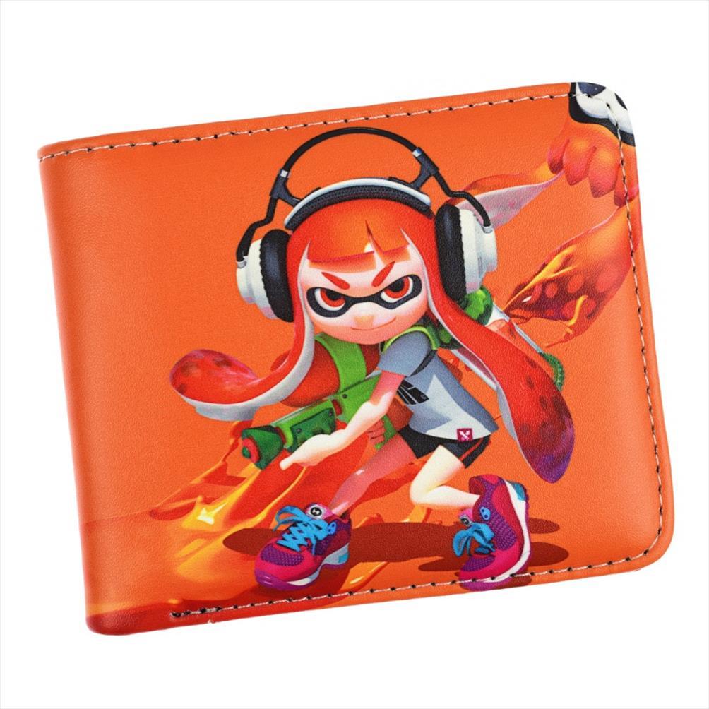 arrival colorful game wallet splatoon 2 youth bifold purse with card holder coin pocket, Red;black
arrival colorful game wallet splatoon 2 youth bifold purse with card holder coin pocket, Red;black