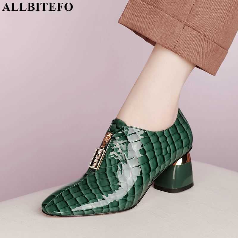 ALLBITEFO size 34-41 Stone texture genuine leather women high heel shoes fashion green beautiful high heels women basic shoes 210611, As picture
ALLBITEFO size 34-41 Stone texture genuine leather women high heel shoes fashion green beautiful high heels women basic shoes 210611, As picture