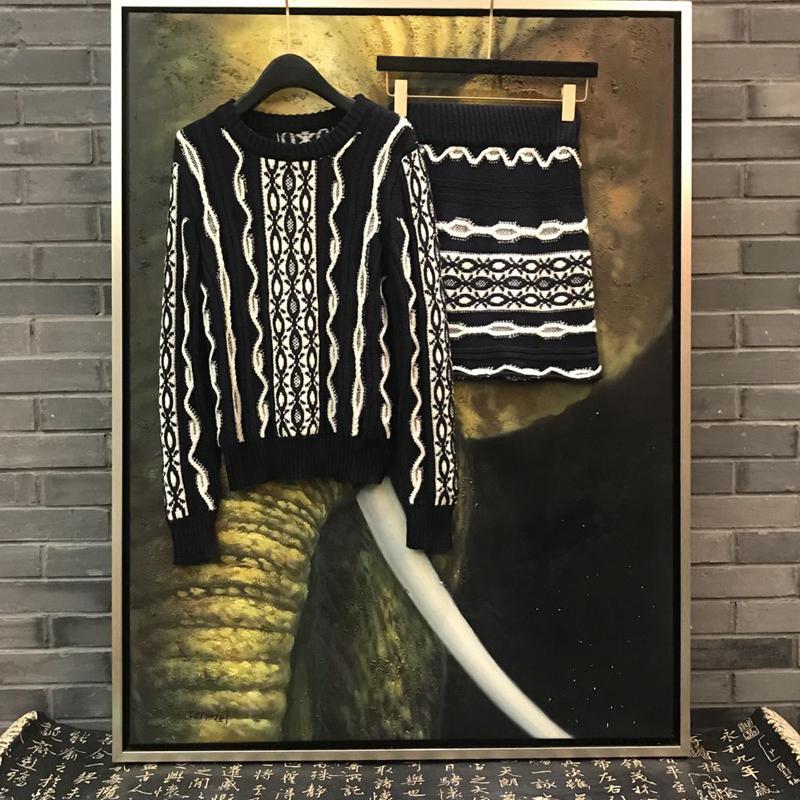 Early Autumn Sweater Skirt Suit Runway Looks Two-piece Women Geometry Coat Style Restoring Ancient Ways 210429, Army green
Early Autumn Sweater Skirt Suit Runway Looks Two-piece Women Geometry Coat Style Restoring Ancient Ways 210429, Army green