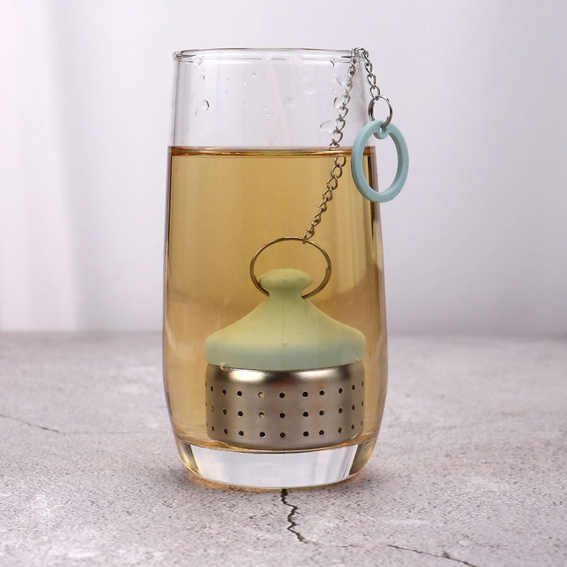 Umbrella Tea Infuser Ball Shape Loose Leaf Silicone Strainer Shark Owl Filter Stainless Steel Kitchen Teaware Free shipping