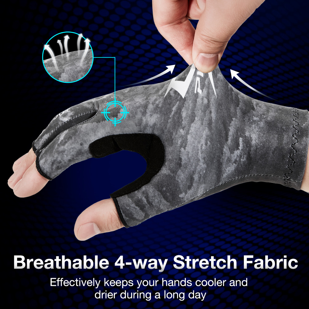 Piscifun Fishing Gloves Breathable UPF 50+ Sun Protection Fingerless Sports Gloves Use for Outdoor Kayaking Tackle Equipmentg
Piscifun Fishing Gloves Breathable UPF 50+ Sun Protection Fingerless Sports Gloves Use for Outdoor Kayaking Tackle Equipmentg